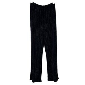 Chico's‎ Travelers Pants Women's 2 Short Black Stretch Slinky Flowy Straight Leg